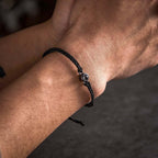 Personalized Photo Projection Couple Bracelet Braided Black Rope Bracelet Gift For Lovers (16)